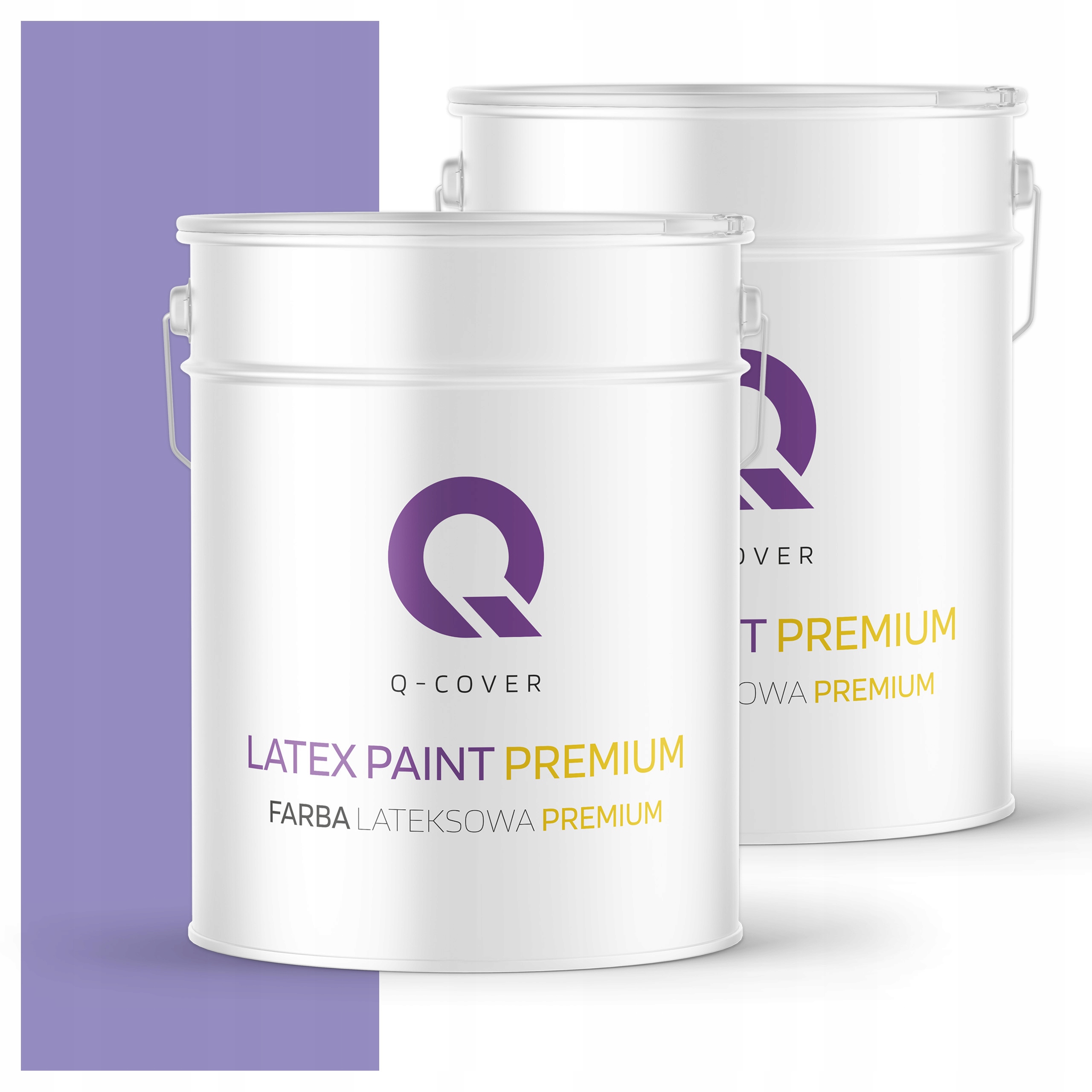 Farba odolná voči škvrnám Umývateľná na steny stropov 10L Hlboká matná levanduľová