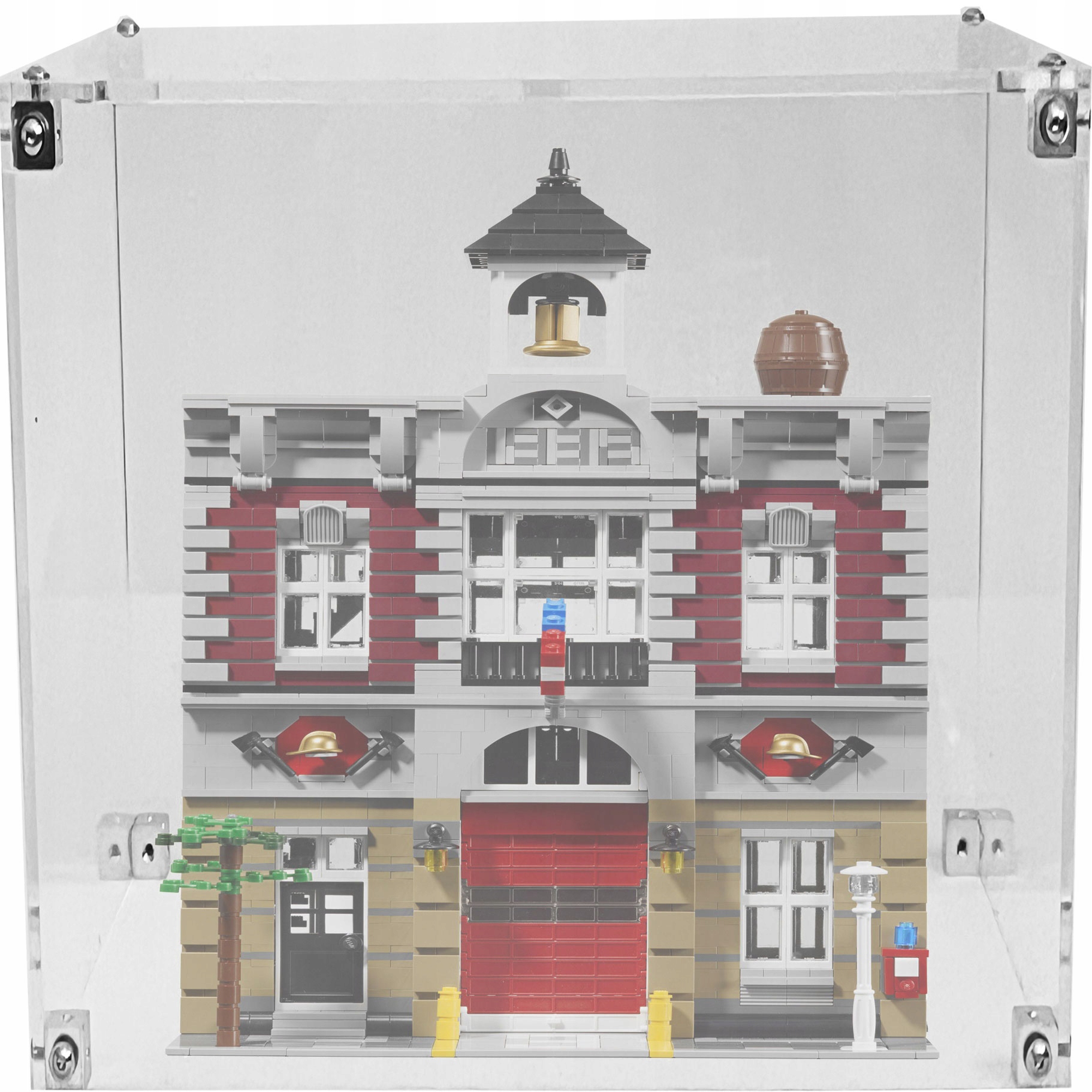 Vitrína Drewlandia pro sadu Lego 10197 Creator Expert Hasičská stanice