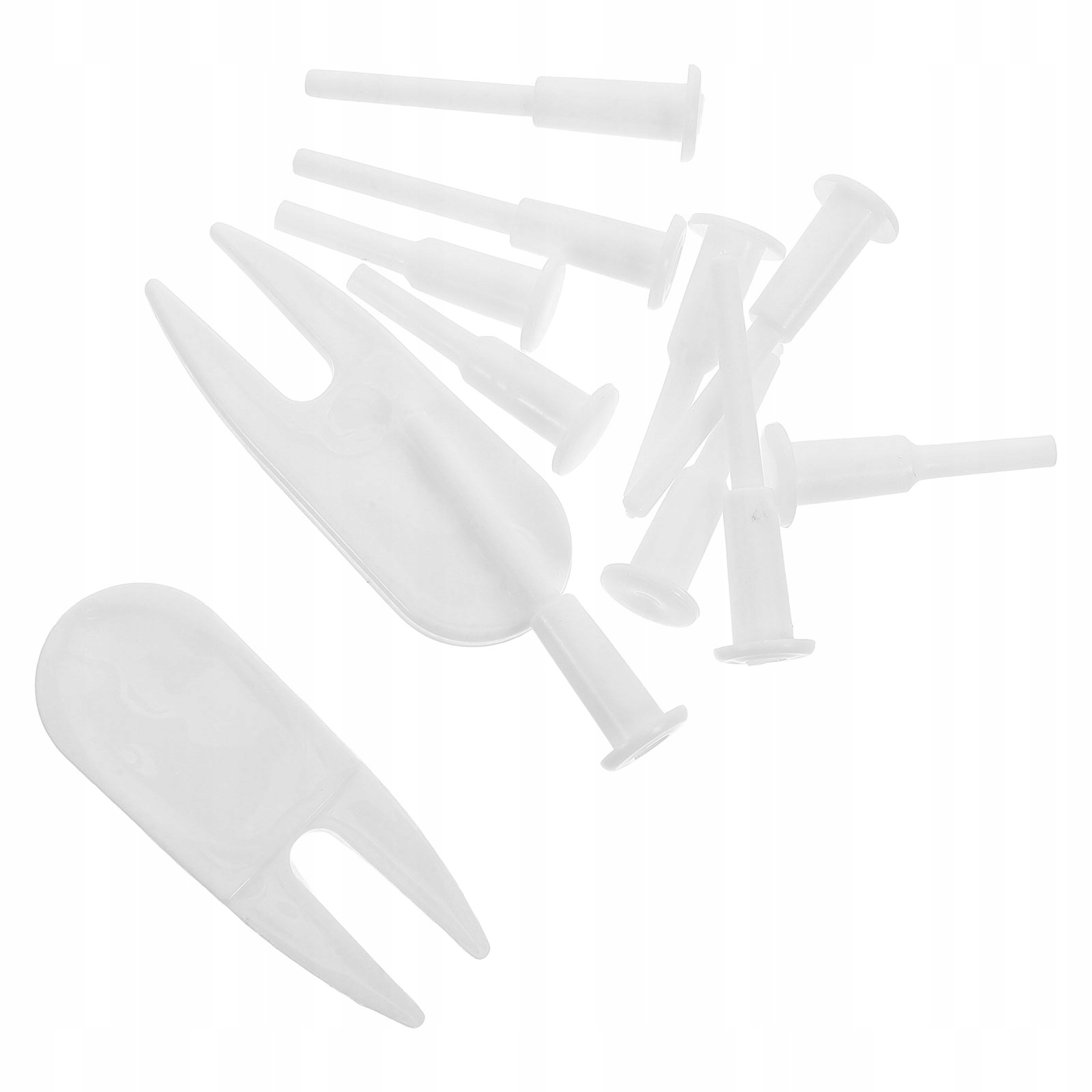 12 SZT. ZATYCZKI DO PIŁKI GIMNASTYCZNEJ BIAŁE ABS