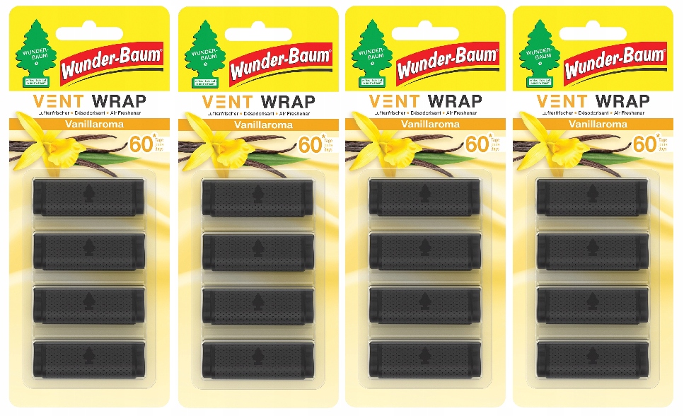 WUNDER BAUM VENT WRAP ODŚWIEŻACZ WANILIA