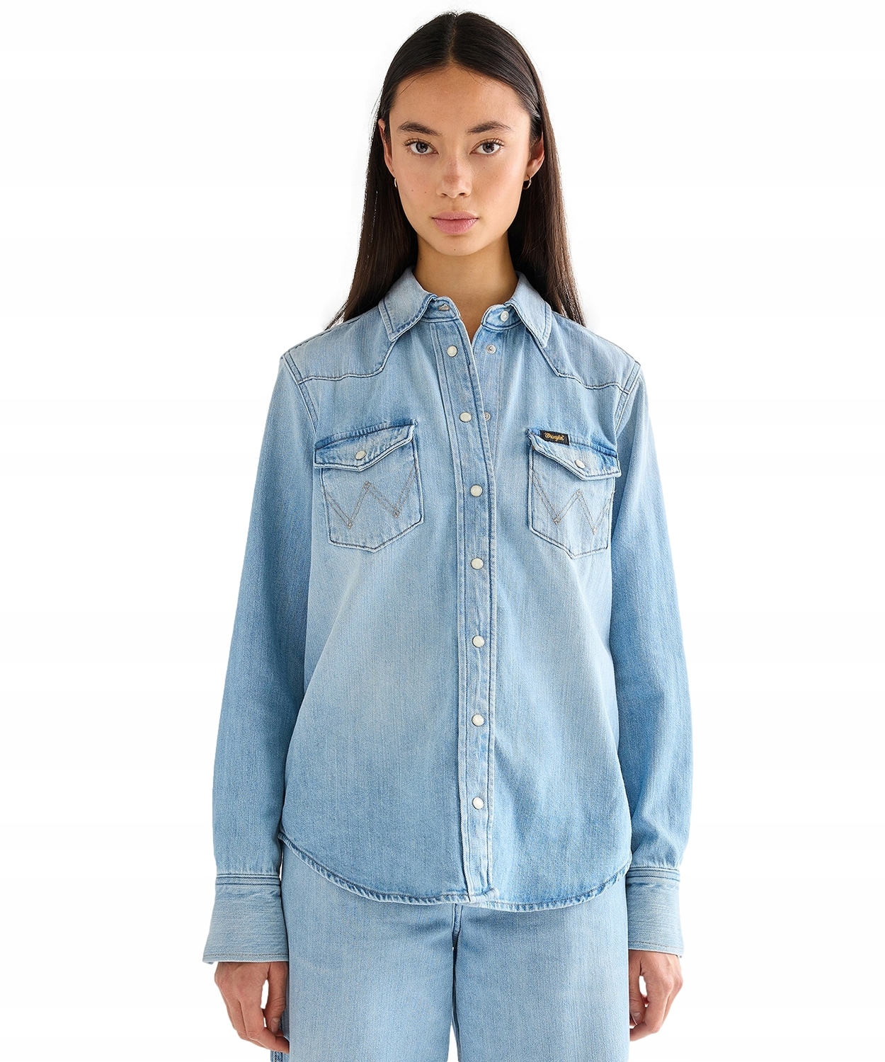 Košile Wrangler Heritage Shirt 112378146 Trophy Twilight Xs