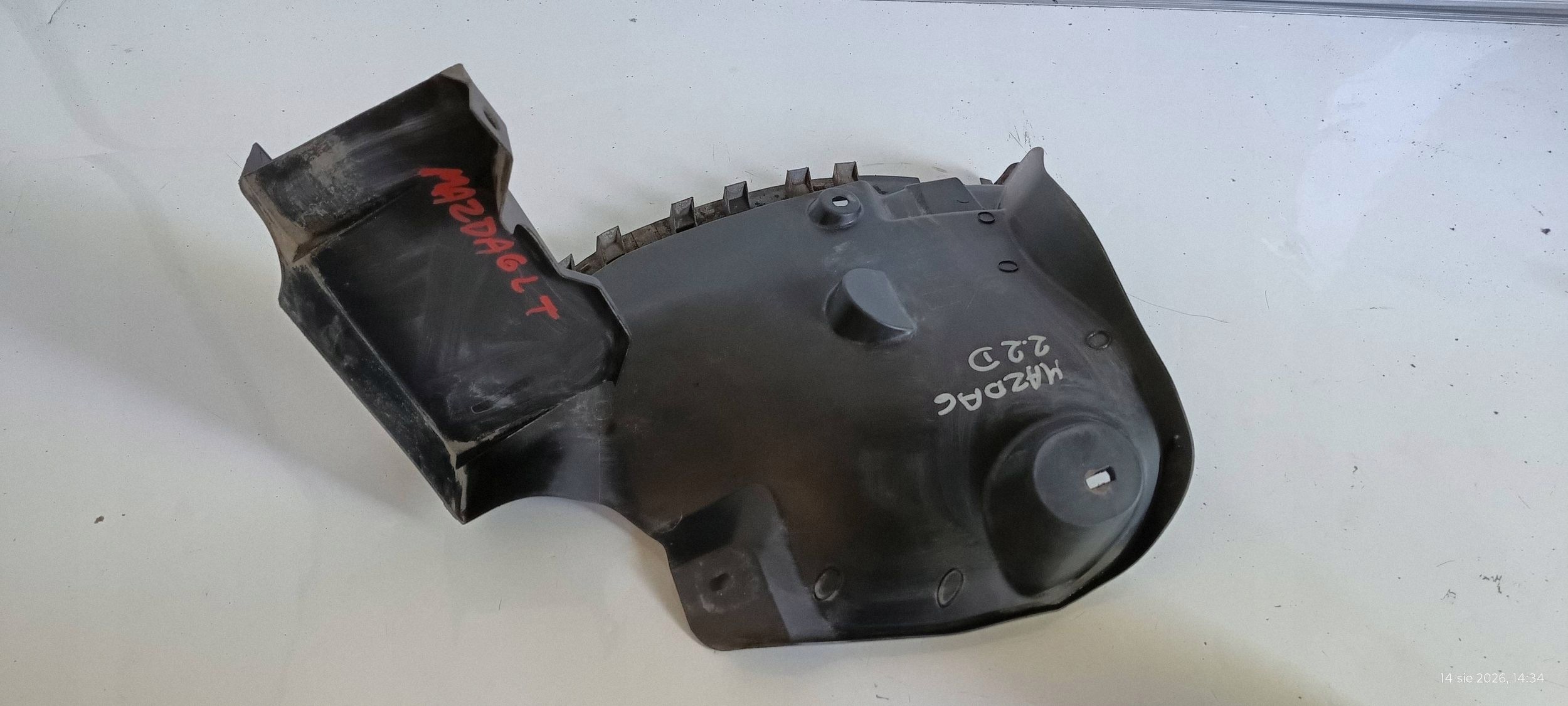 MAZDA 6 GJ mudguard left left rear part rear. GHP9-50351 2013-19R