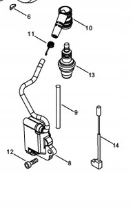 Cívka pro řezačku betonu Echo CSG-7410 A411-001820