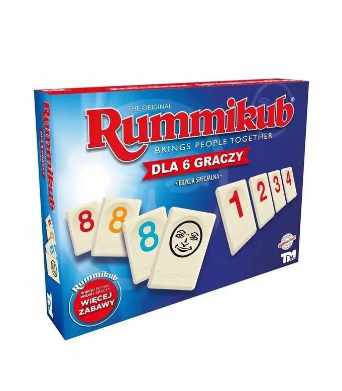 Tmt Rummikub Xp gra dla 6-ciu graczy LMD4606 81733
