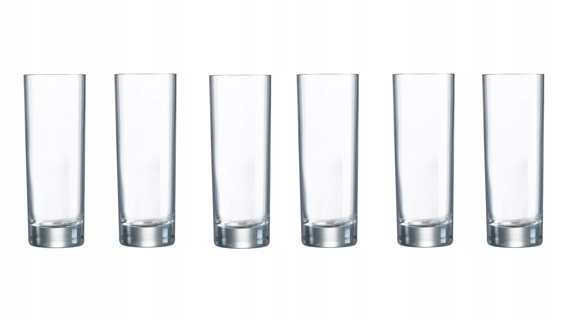 

Szklanki Wysokie 310 ML Do Napojów Drinków 6 Sztuk