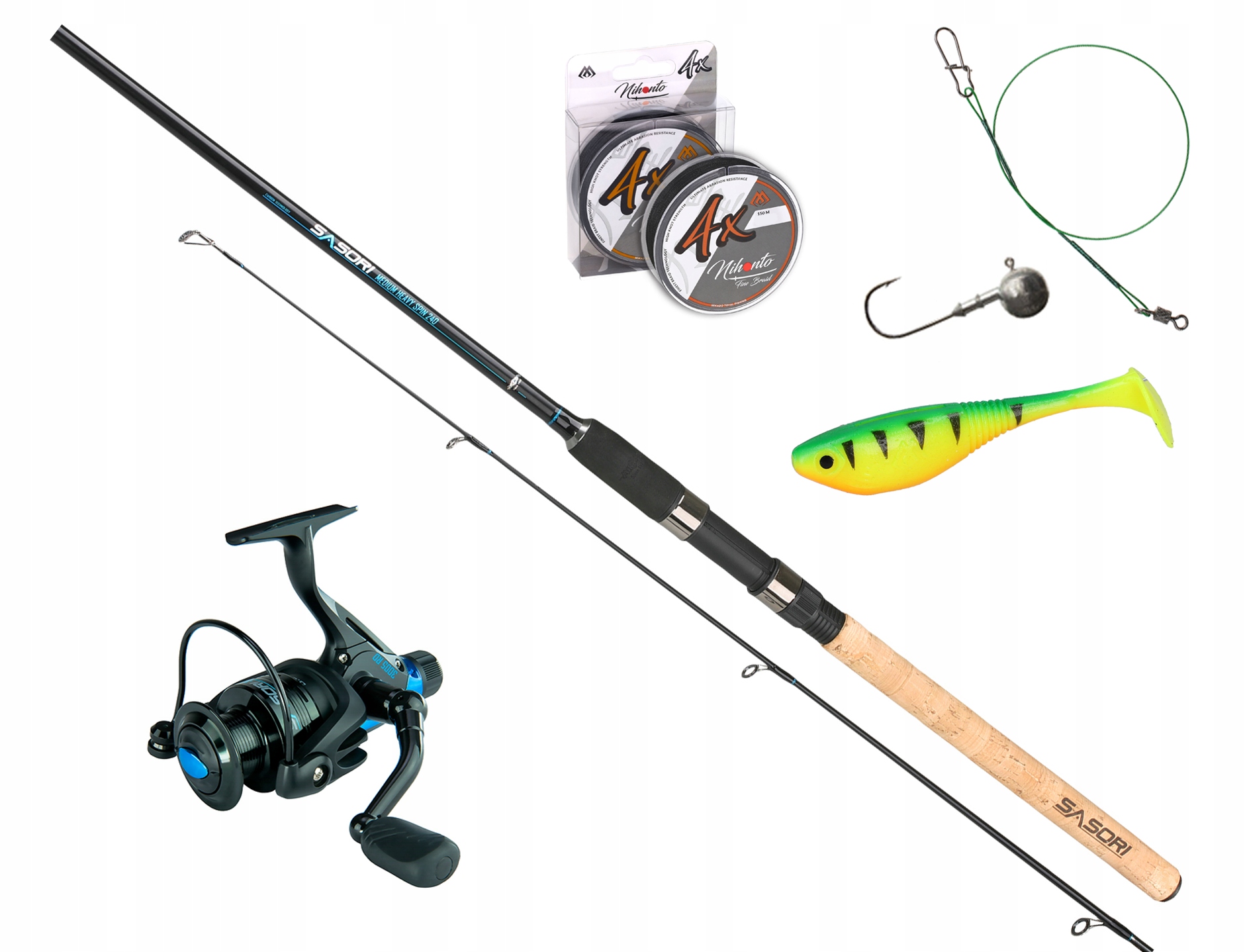 

Zestaw Mikado Szczupak Spinning wędka kołowrotek