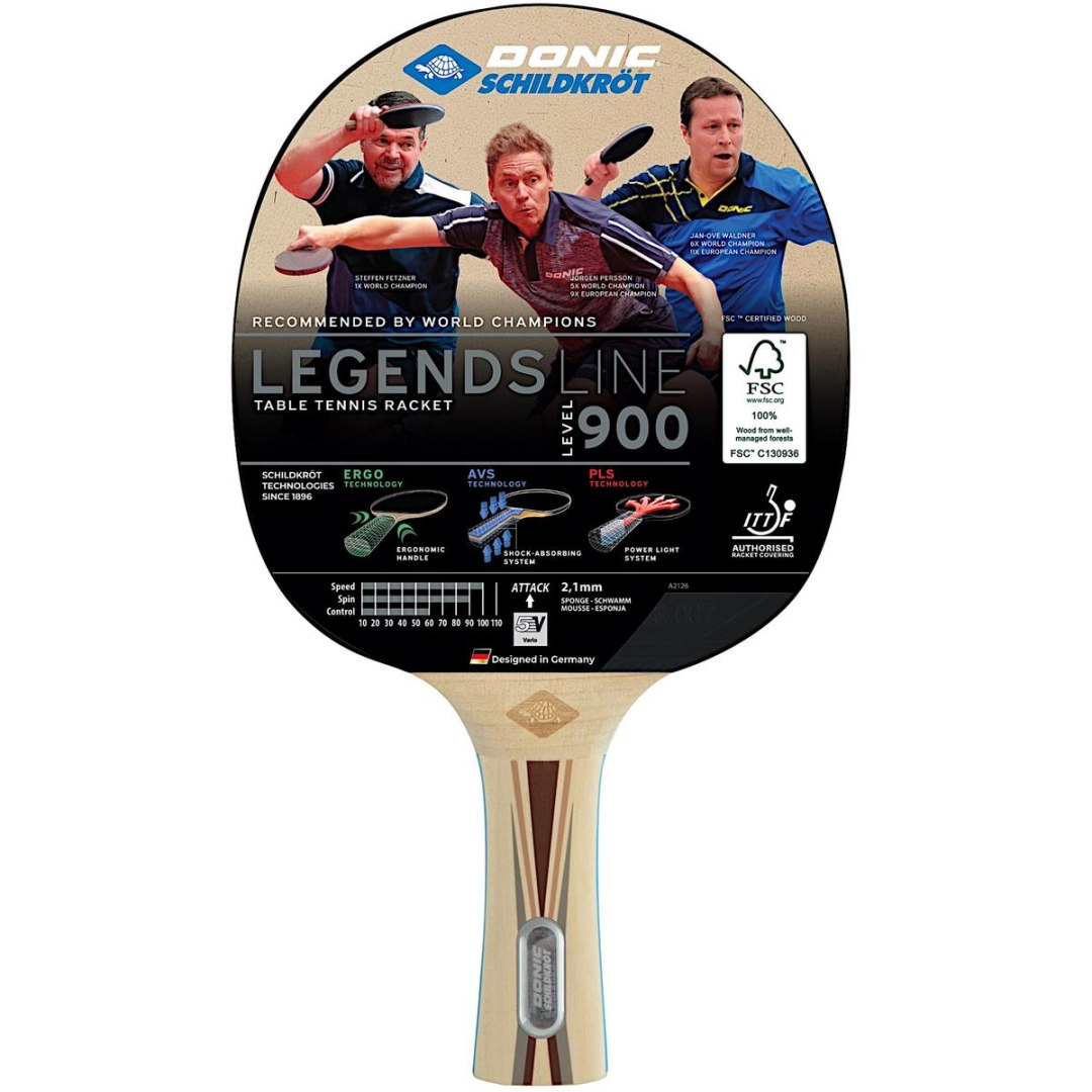 Pálka Na Stolní Tenis Legends 900 Fsc Květináčů