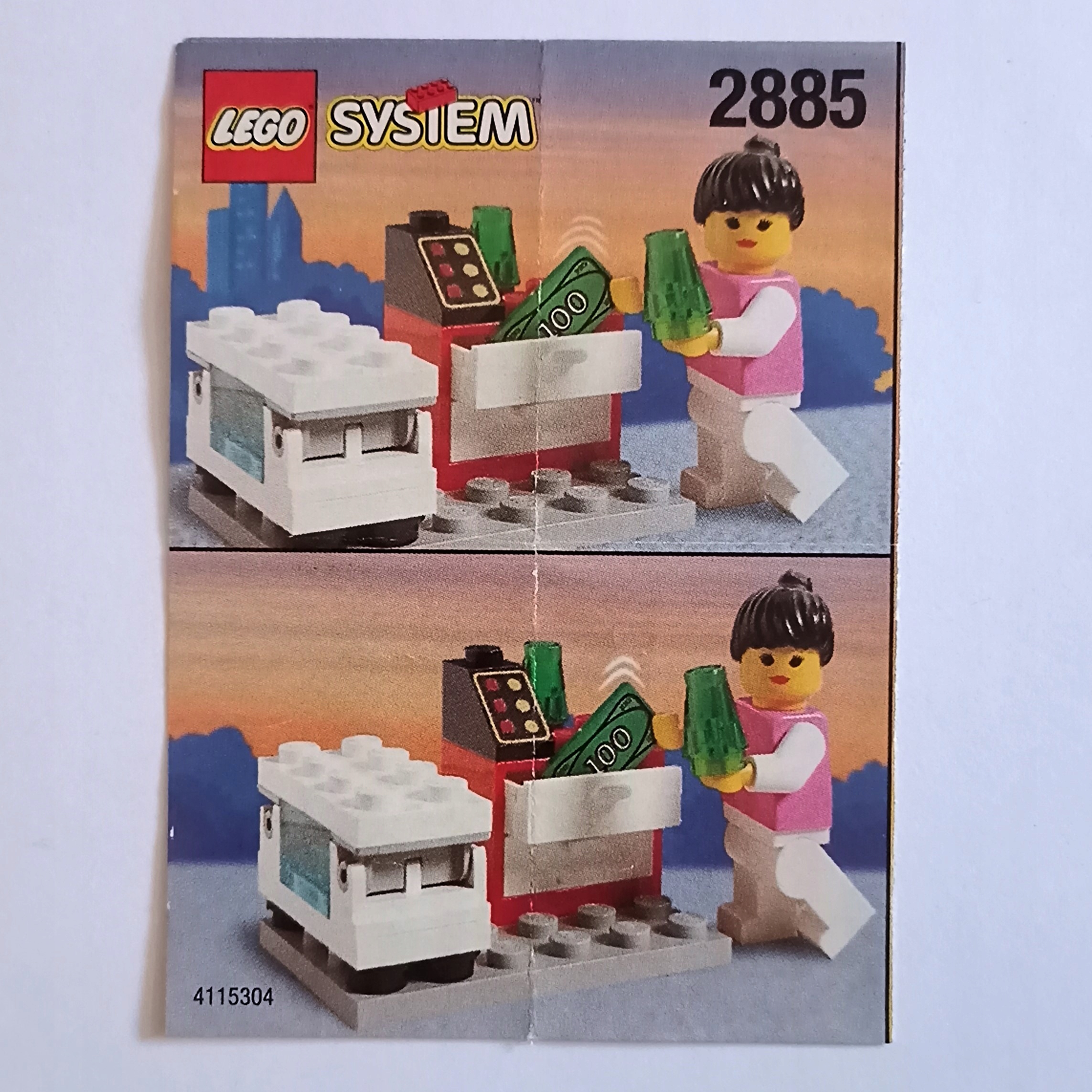 Instrukcja LEGO 2885 Ice Cream Seller