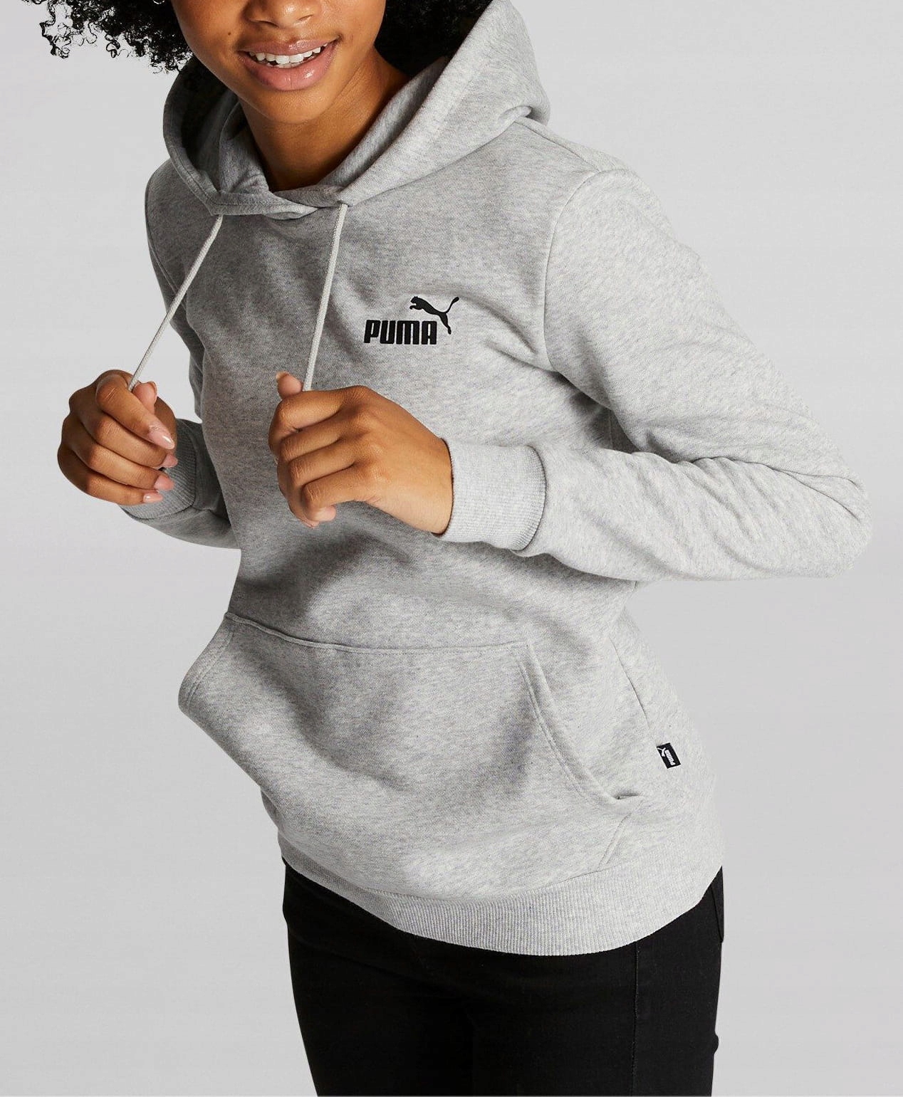 SPORTOWA BLUZA DAMSKA DRESOWA BAWEŁNIANA Z KAPTUREM PUMA ESSENTIALS - XL Marka Puma