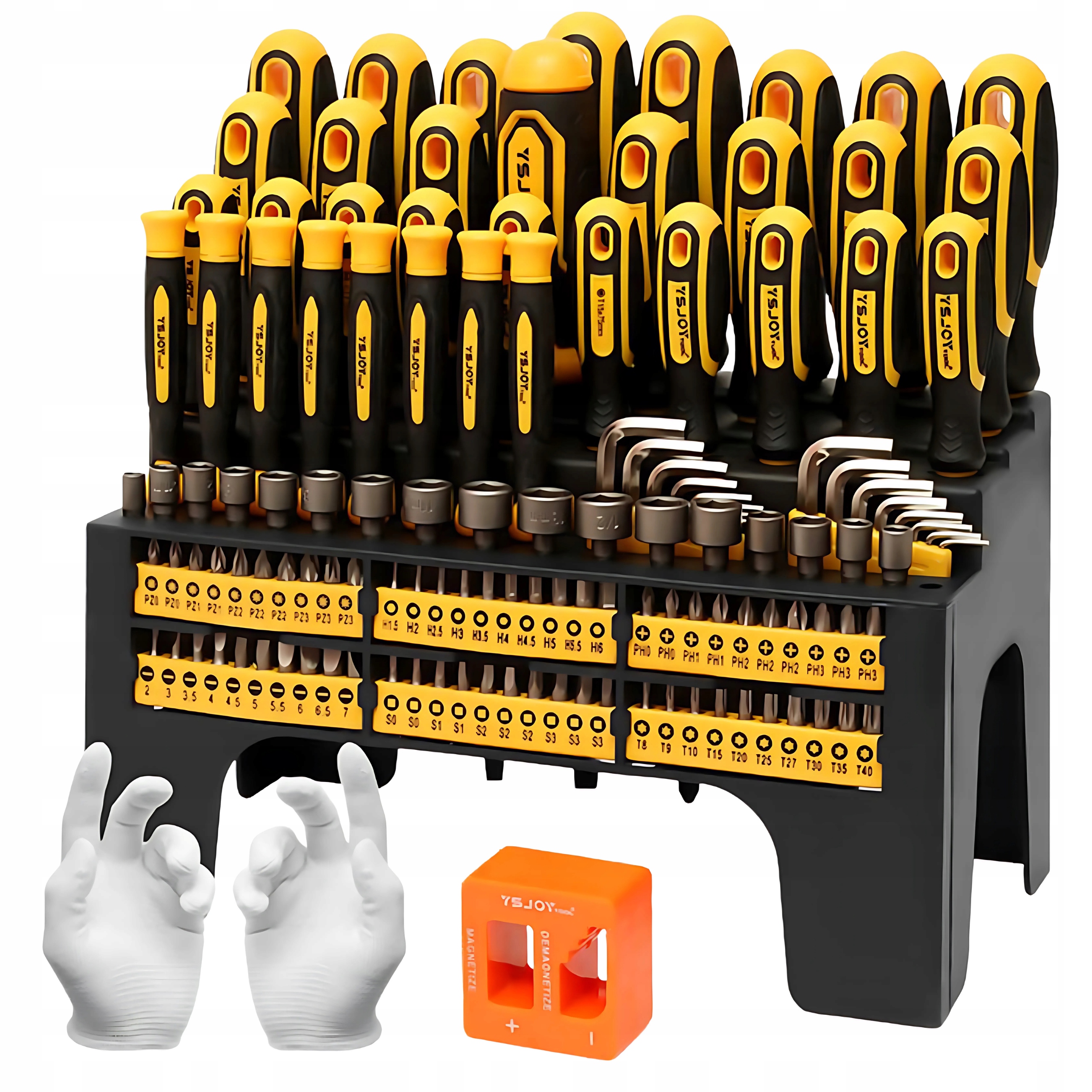 Sada Šroubováků Velká sada precizních šroubováků, bity 131 ks Dárek pro muže