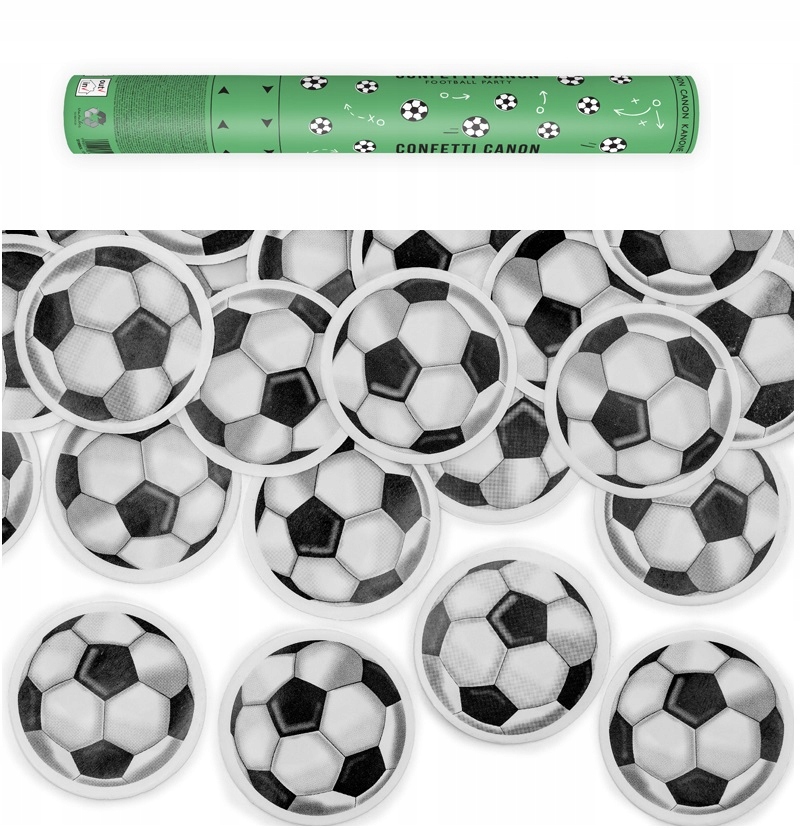 

Tuba z piłkami Football piłka nożna konfetti