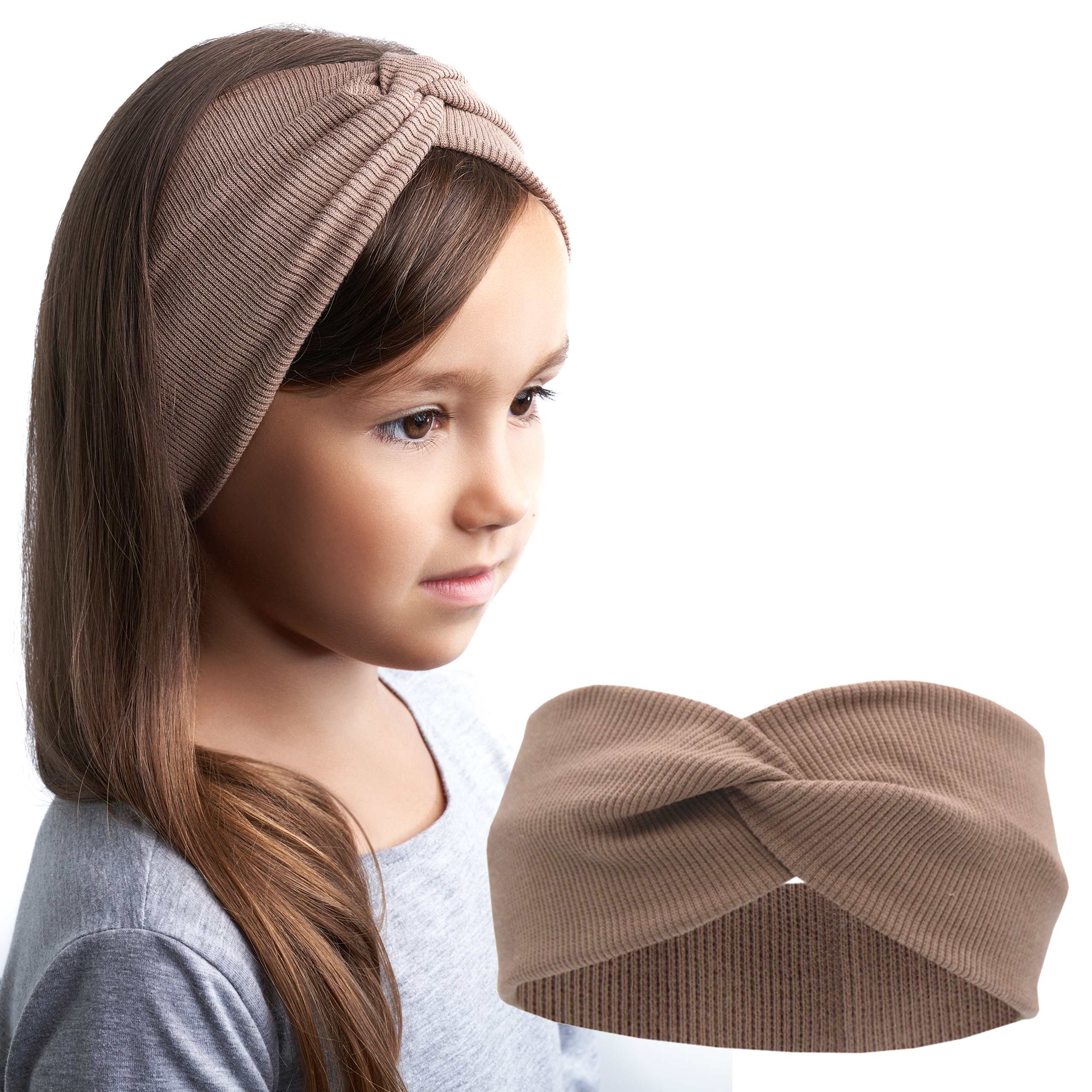 

Opaska Wiosna bawełniana Prążkowa Ciepła Dzieci XL