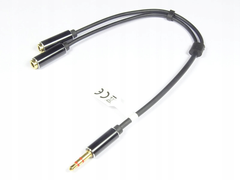 Adapter Jack 3.5mm WT(3-PIN) 2xGN 3.5 slim JR172 Vitalco