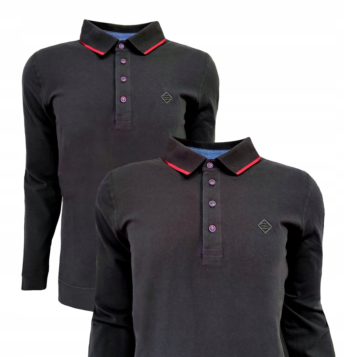 Pánské sportovní tričko s námořnická modrá límečkem 3XL Bastion