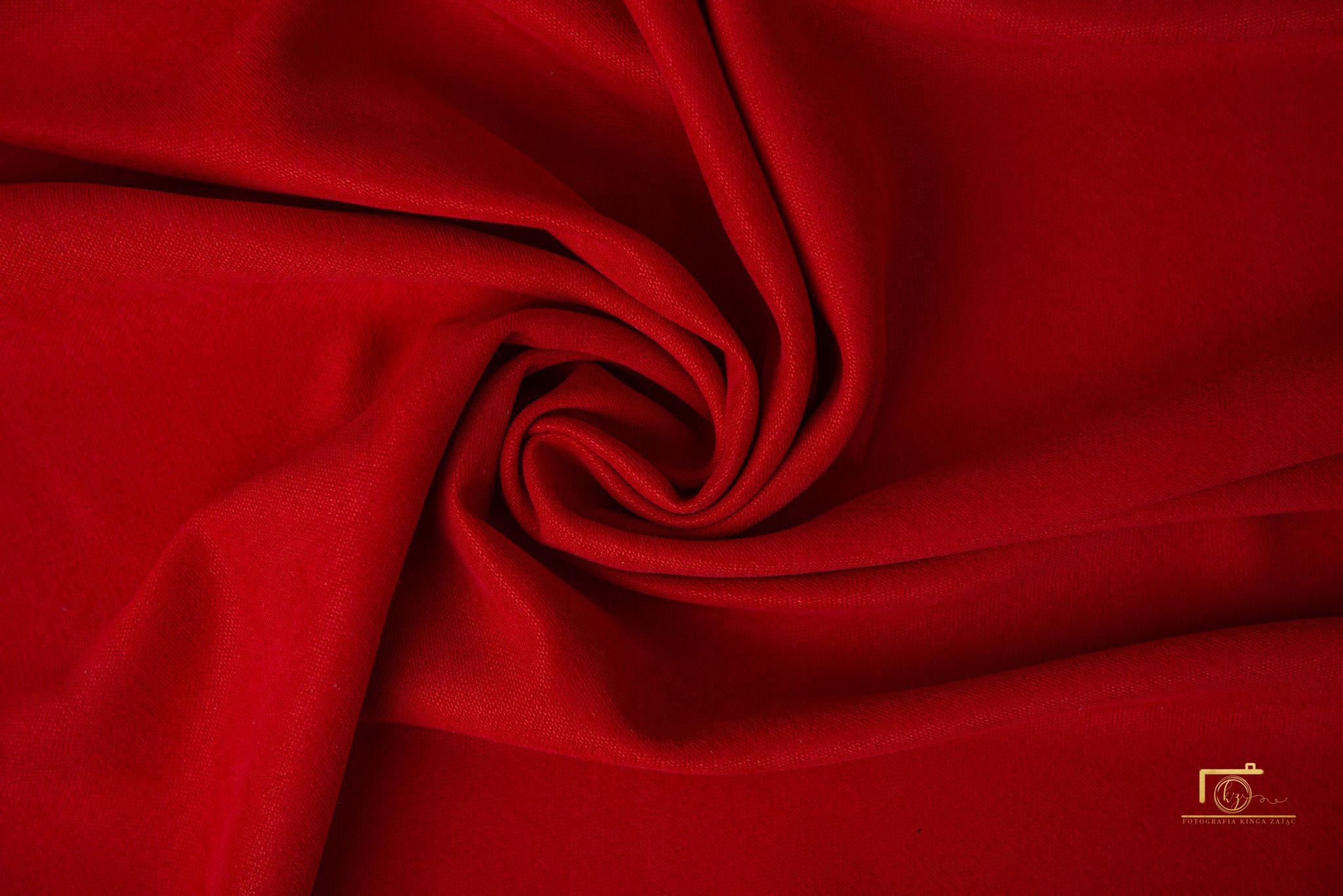 

Tkanina Zasłona Stora Welur Zamsz Czerwony Velvet