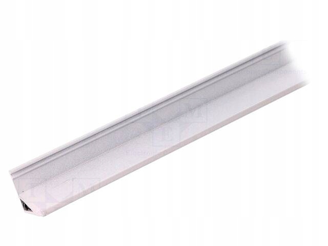Profil do modułów LED biały L 1m CABI12 aluminium kątowy TOPMET