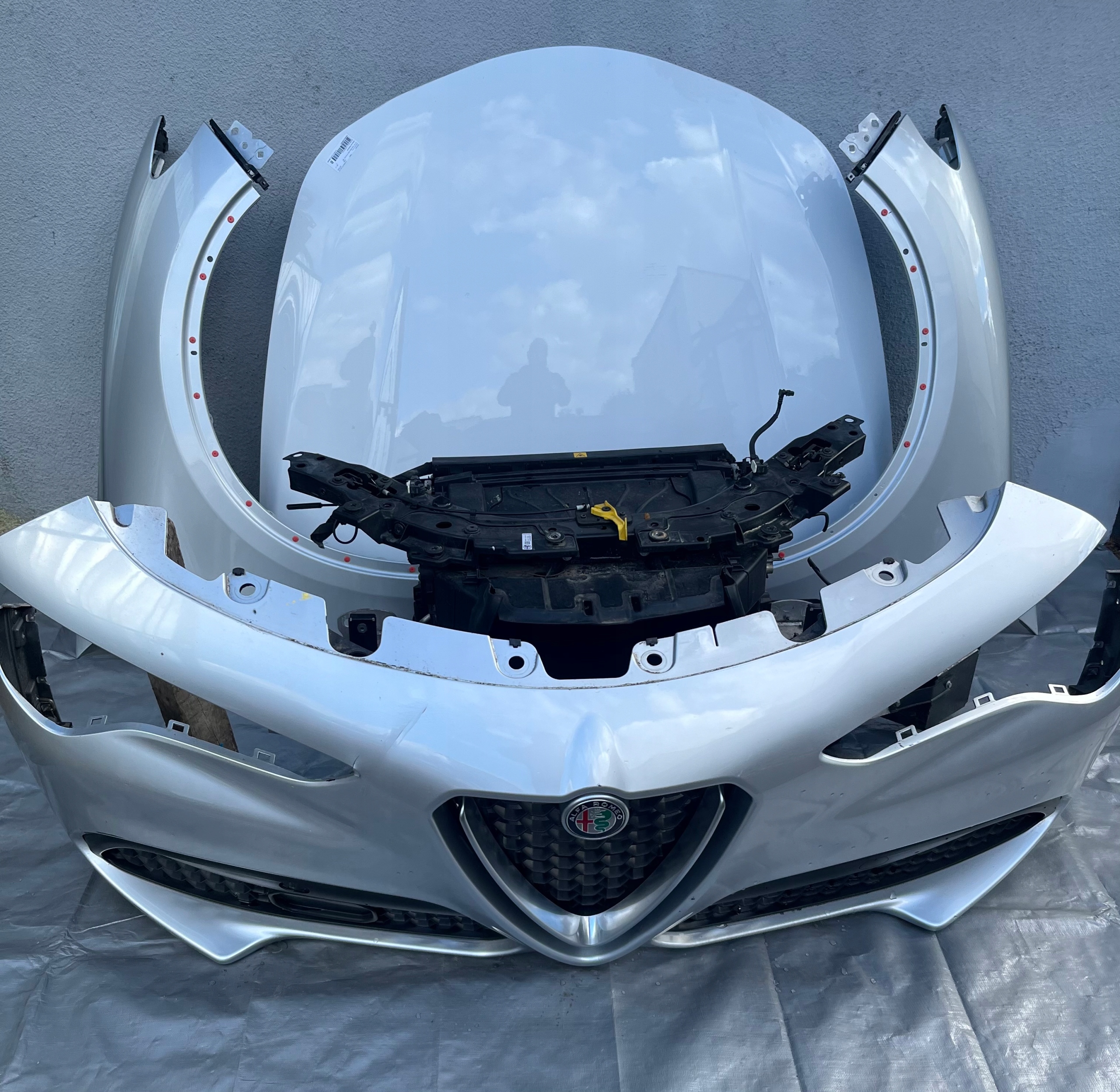 ALFA ROMEO STELVIO ZDERZAK MASKA PRZÓD KOMPLET 2.0 BENZYNA