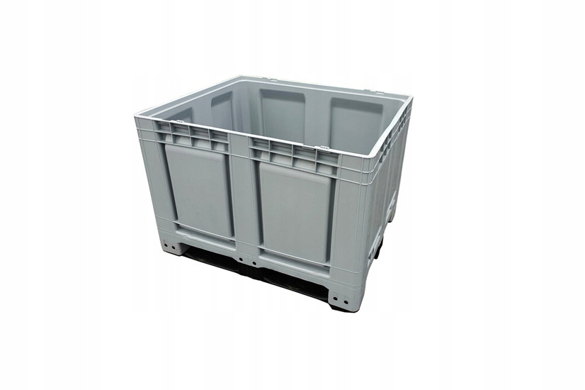 POLSKA SKRZYNIOPALETA PEŁNA PLASTIKOWA 4 STOPY