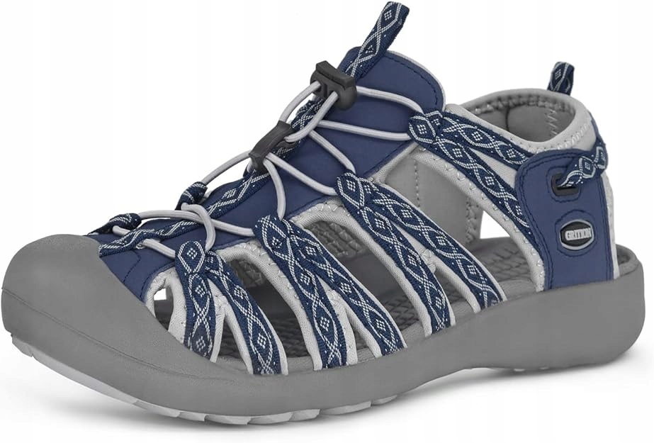 Grition Sandały trekkingowe sportowe damskie rozmiar 41 navy niebieskie