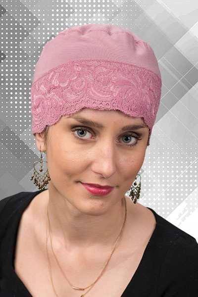 Turban Śpioszek z koronką Bambus Turbany b/1/10