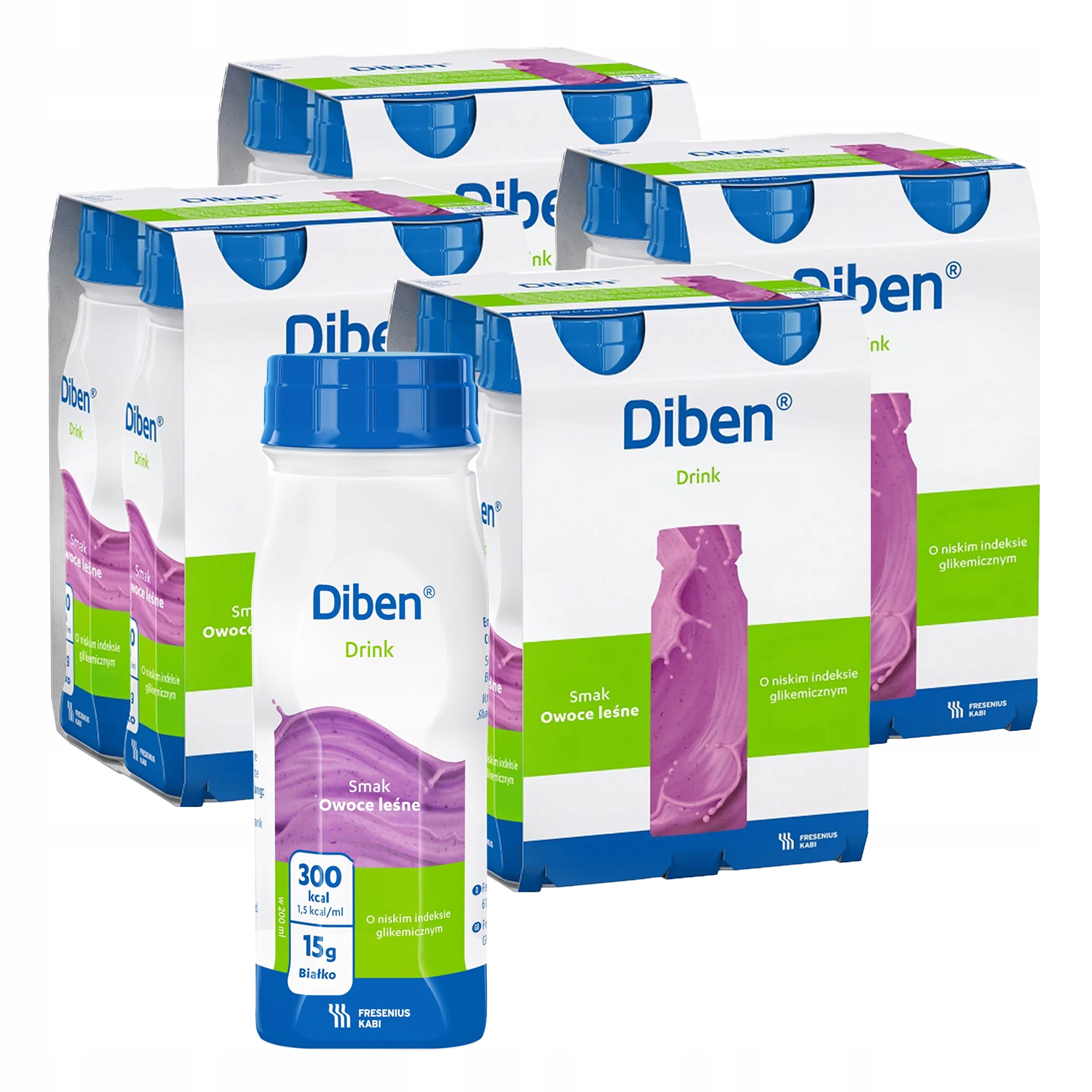 Diben Drink O smaku owoców leśnych 4x200 ml