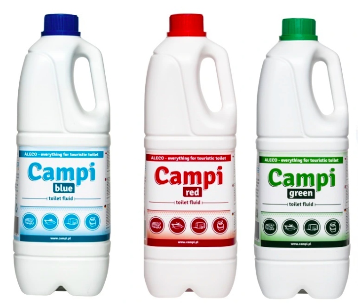 

Zestaw Płynów Do Toalet Red Blue Green 6L Campi
