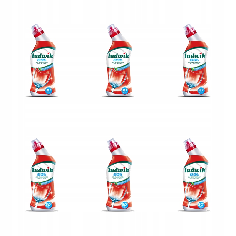 Ludwik all in one gel do myčky nádobí bez fosfátů 750 ml X6
