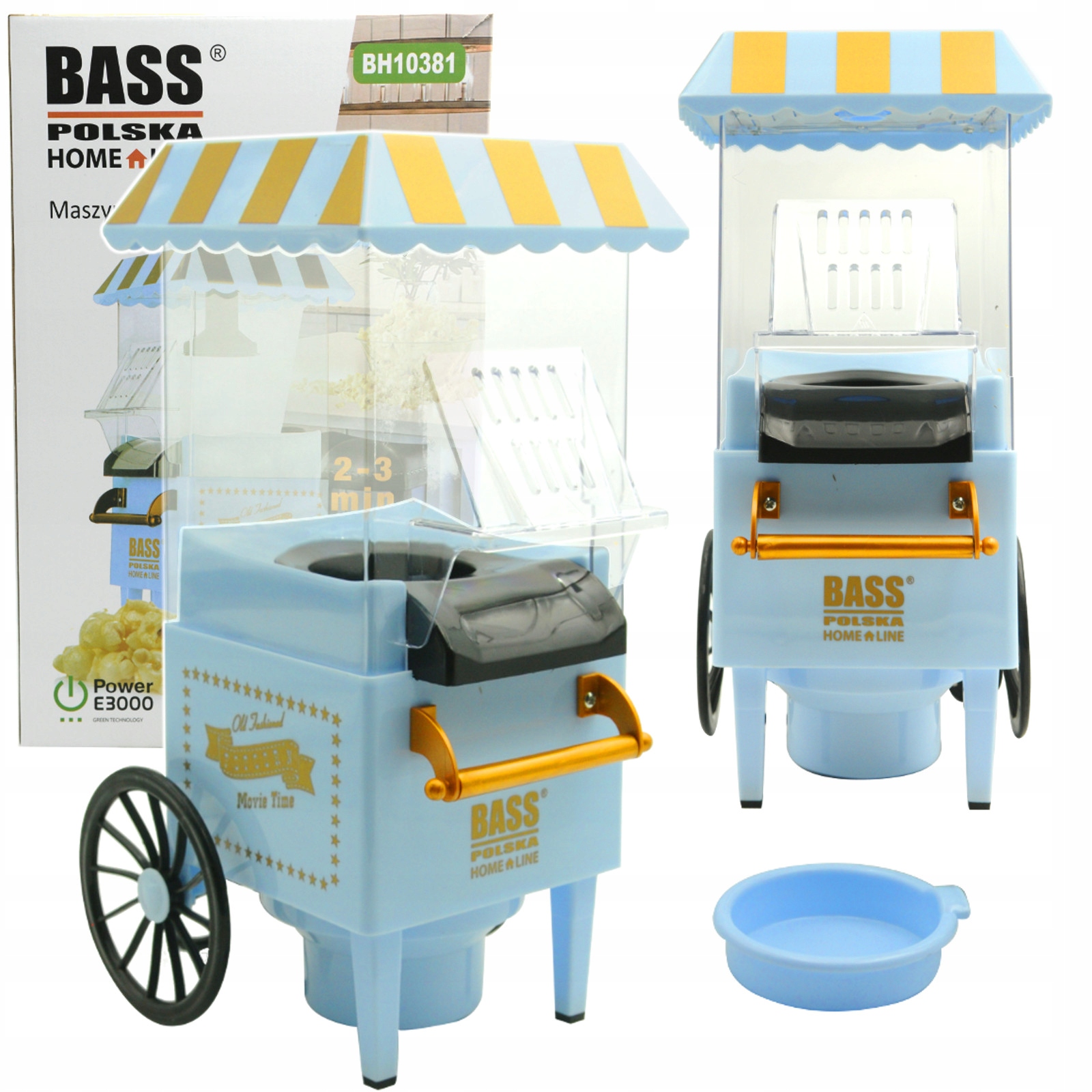 

Maszynka Do Popcornu Bez Tłuszczu Retro Wózek