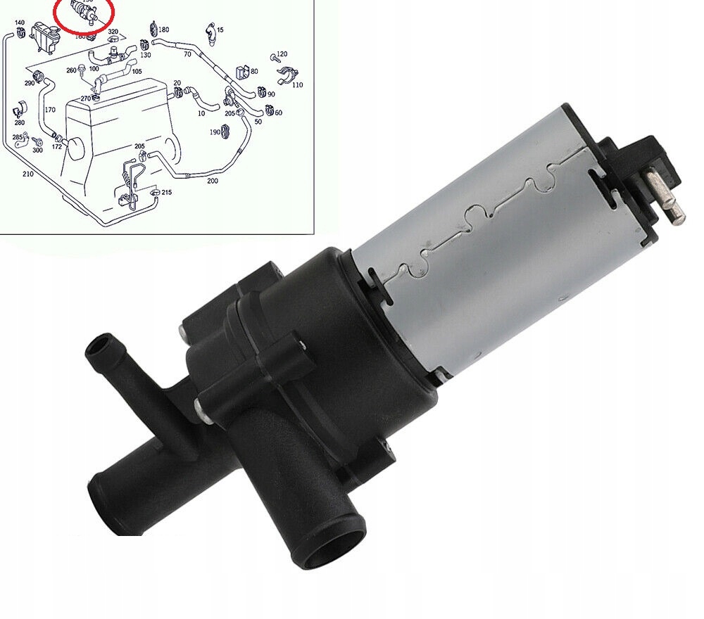 POMPA WODY OGRZEWANIA WEBASTO SPRINTER VITO VARIO Part number 0018351364
