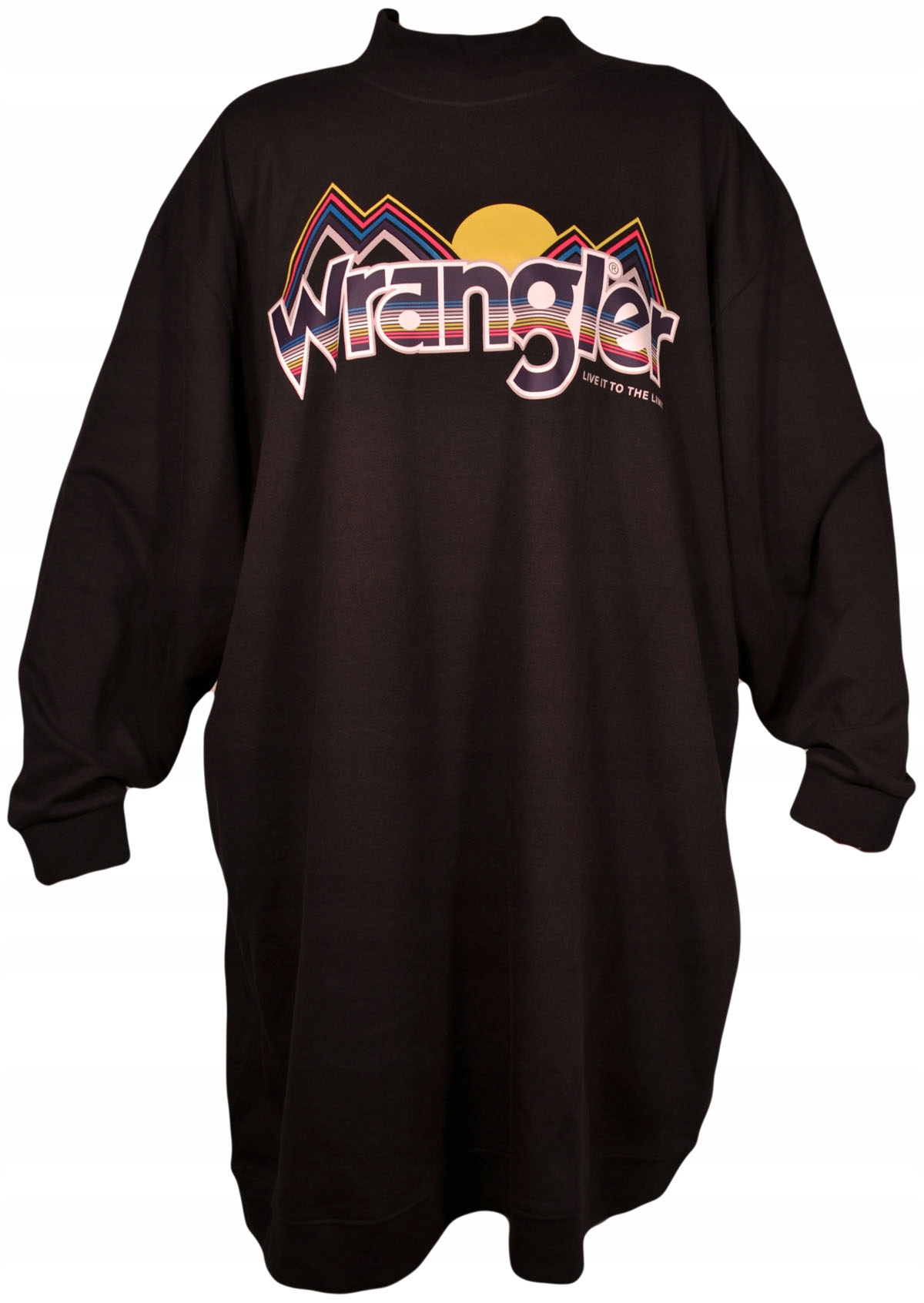 Wrangler šaty Golf černá High Neck Sweat Dress 4XL/5XL