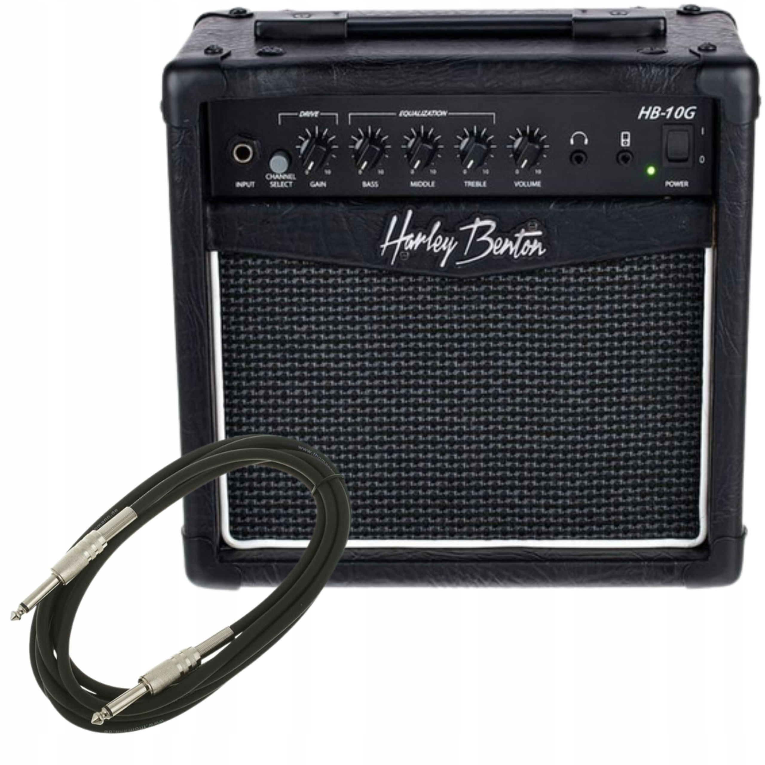 Combo kytarový zesilovač 10W Harley Benton HB-10G Aux+ Kabel 3 m