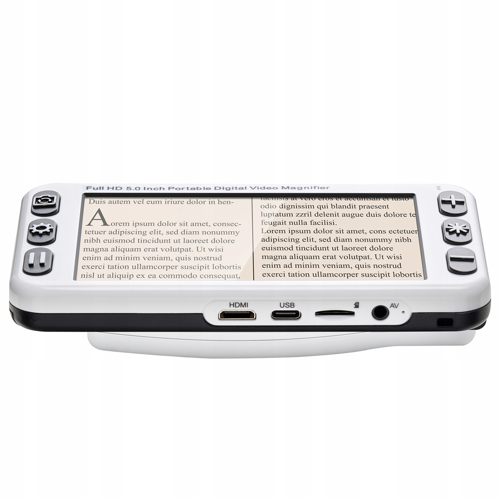 Lupa Do Czytania Z 12,7CM Ekranowi LCD 2-48X Dla Osób Słabowidzących
