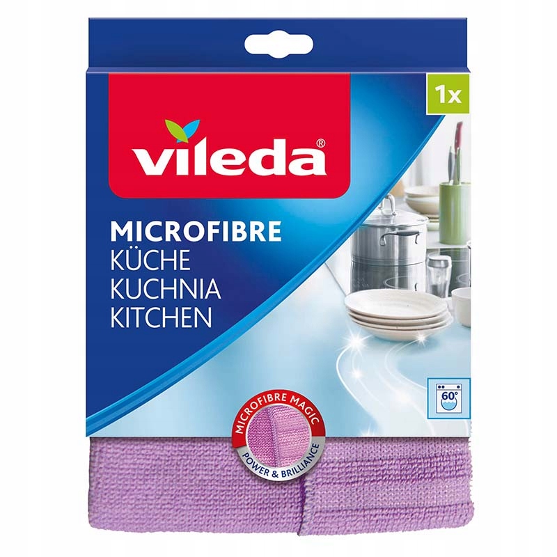 

Vileda Ściereczka Kuchenna Z Mikrofibry 2w1