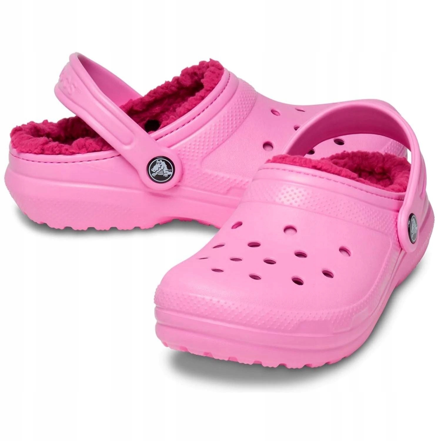 

Damskie Lekkie Klapki Ocieplane Crocs Kapcie