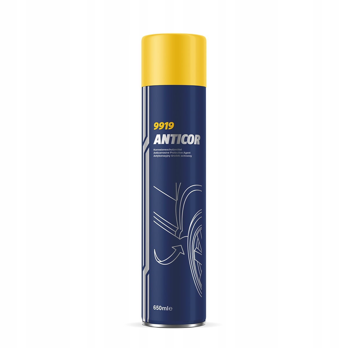 Środek Do Konserwacji Podwozia Anticor Spray 650ml Mannol 9919