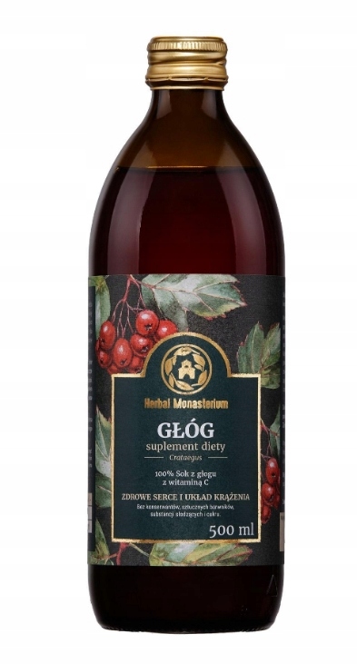 

Sok z głogu Herbal Monasterium 500ml