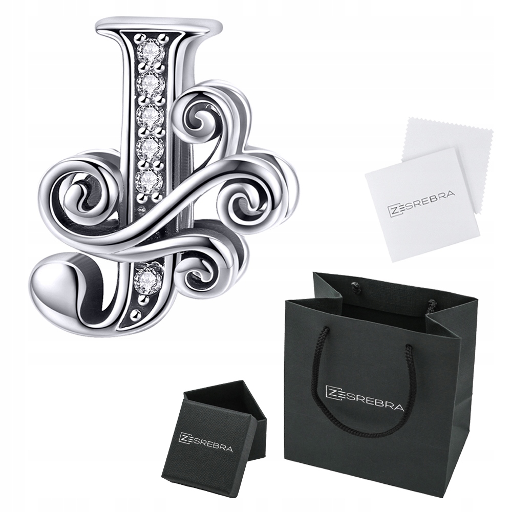 

Charms Litera J do Pandora srebro 925 S925