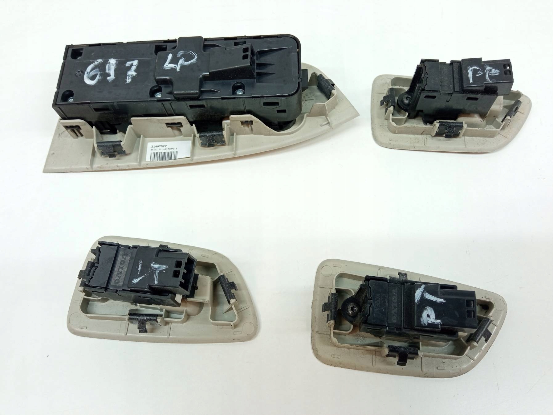 window control switch front rear part left right KPL 31407527 31376458 Volvo S90 II