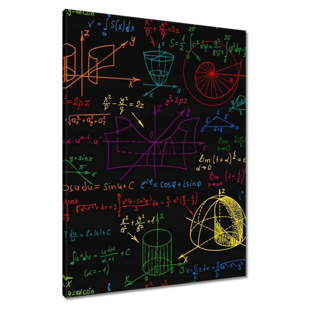 Obrazy 60x80 Barevné matematické vzory