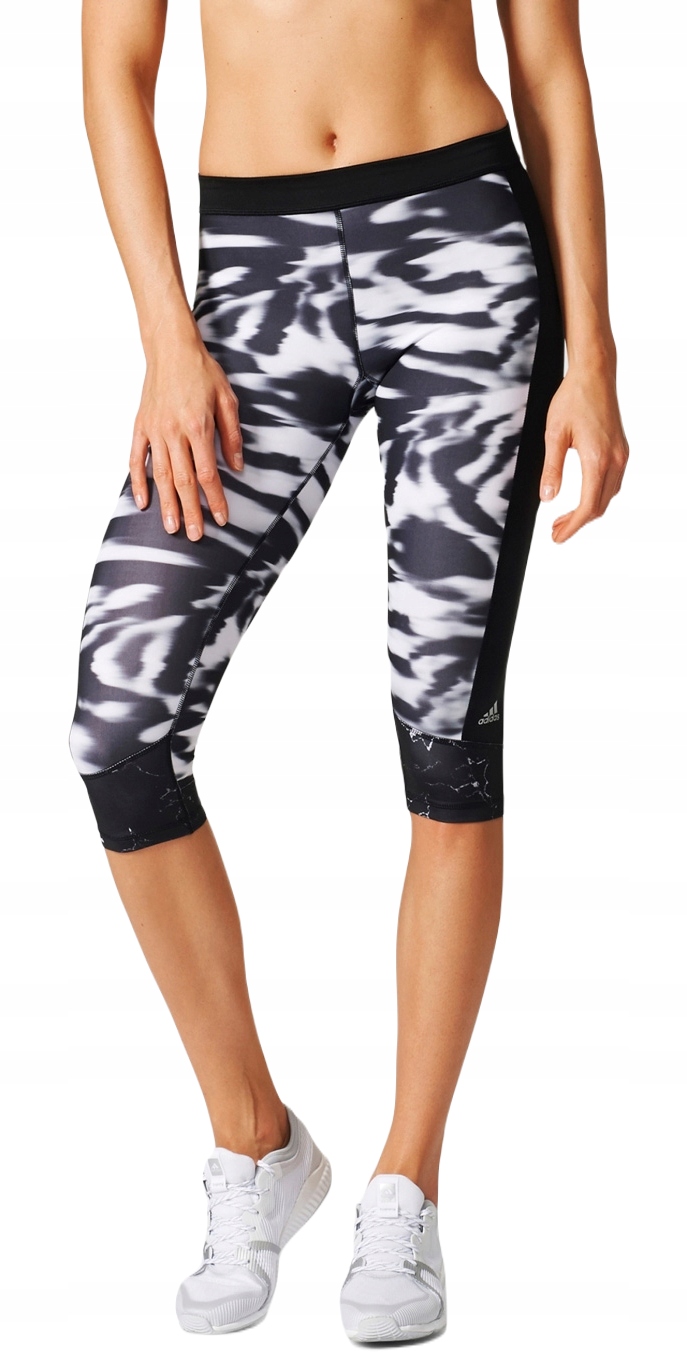 Legginsy Adidas Techfit Capri Print BK2992