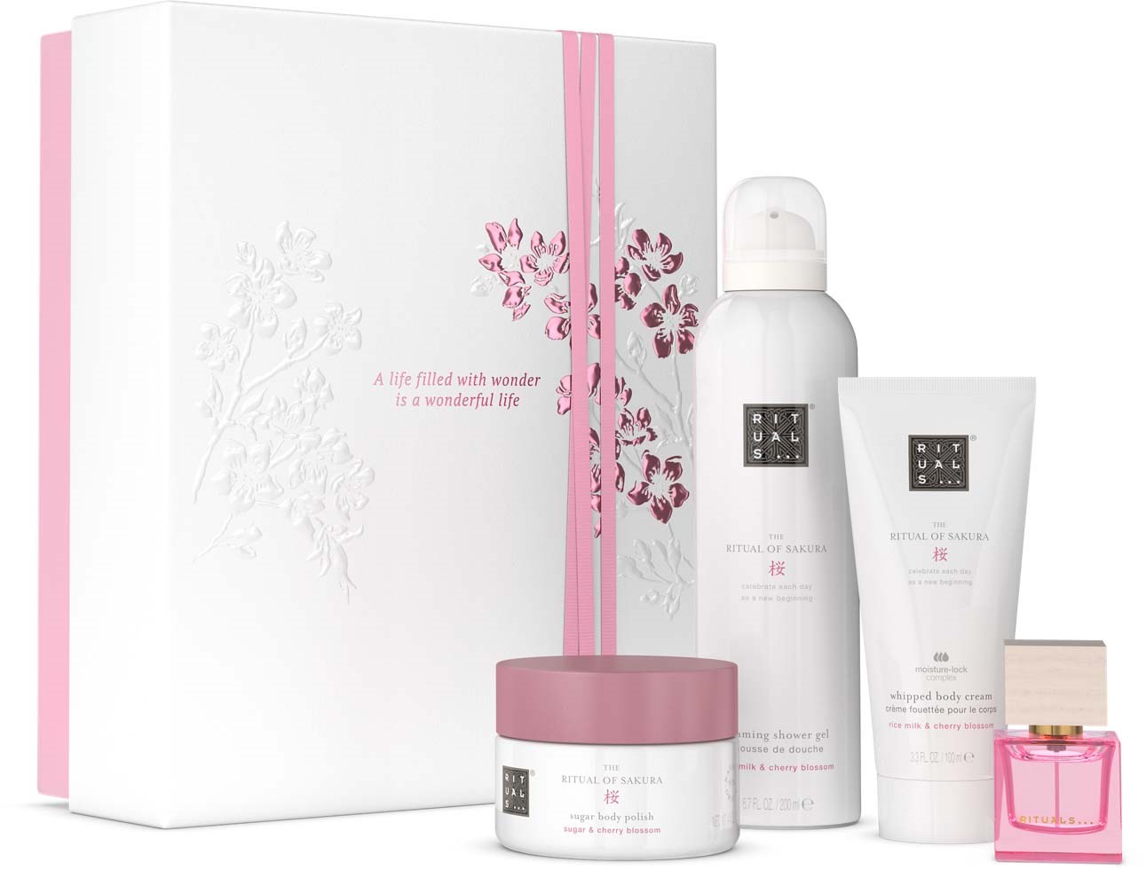 Rituals Sakura Balsam Peeling Perfumy Pianka Zestaw prezentowy Mama Kobieta