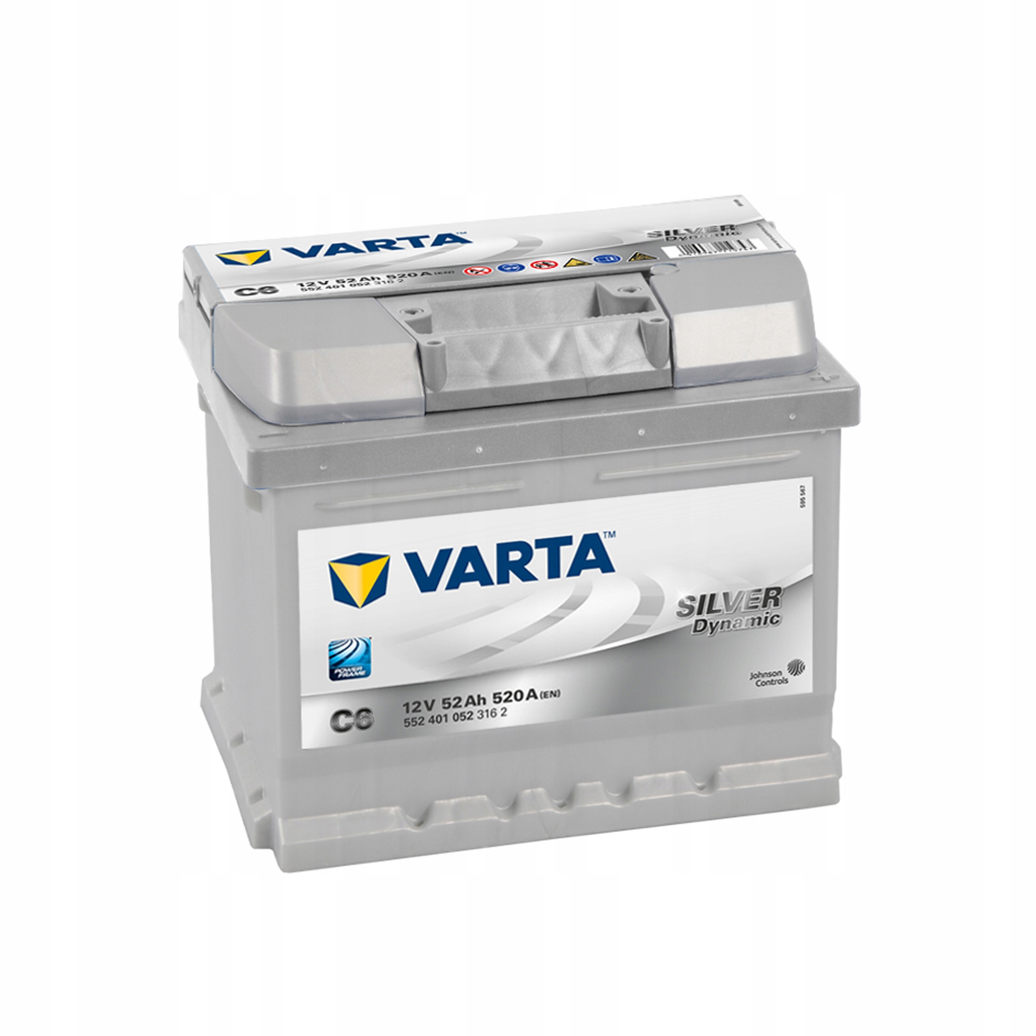 5524010523162 - Батарея 52ah VARTA SILVER C6 552401052