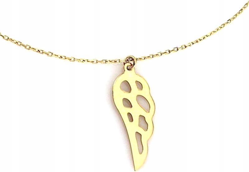 Zlatý řetízek ankr 585 celebrita křídlo 14k jemný módní dárek