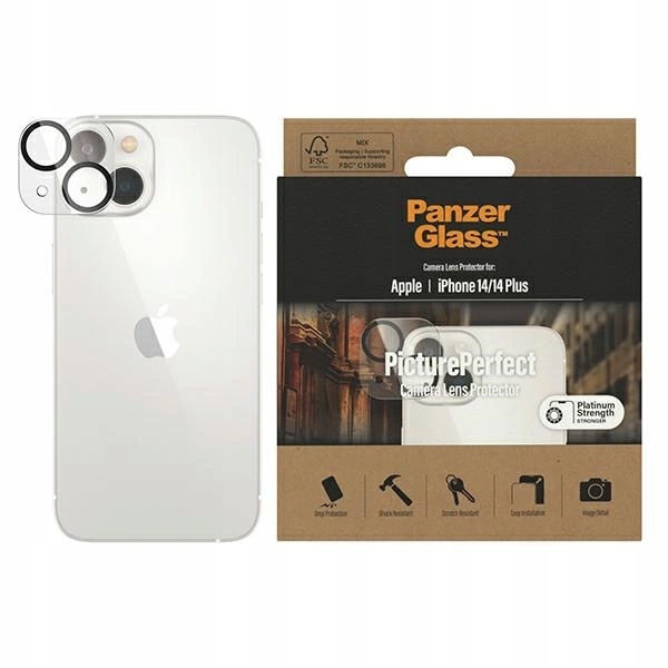 Ochrana skla fotoaparátu PanzerGlass Camera Protector pro iPhone 14 14 Plus