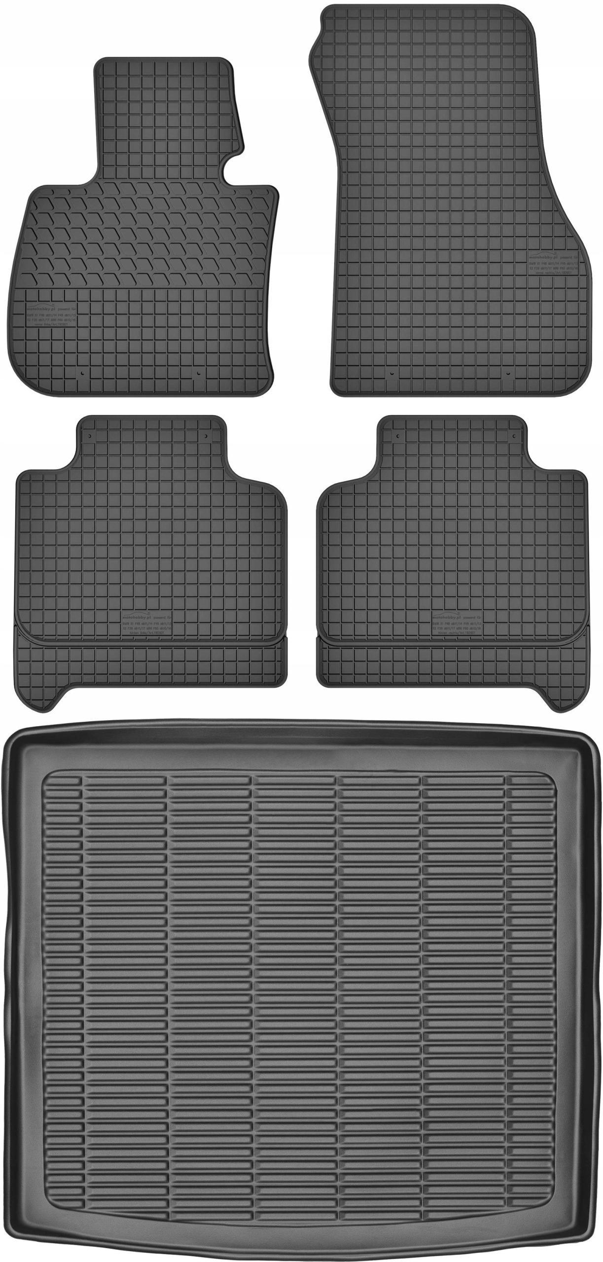 Bmw X1 F48 Crossover 2015 Gumové stierače rohož batožinového priestoru