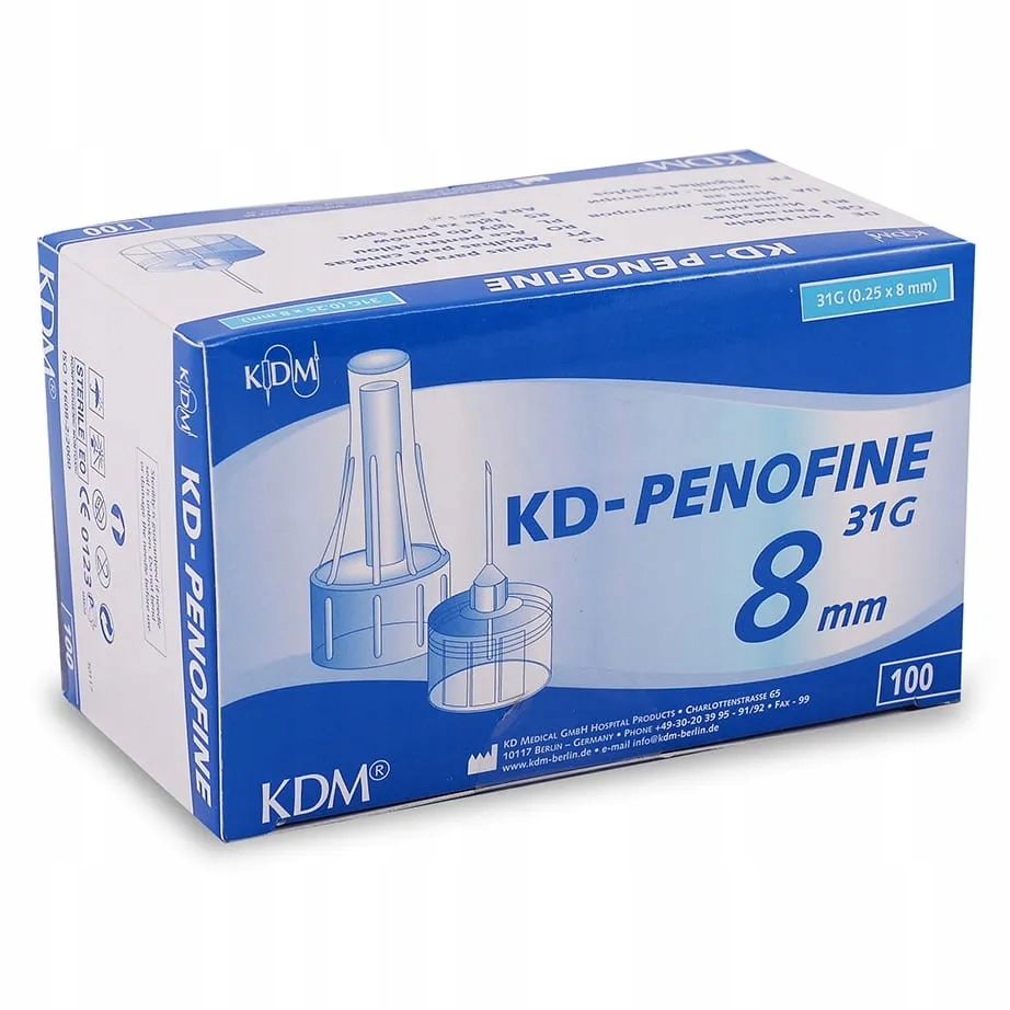 

Igły Do Penów Kdm 30G 0,30 x 8 mm Saxenda