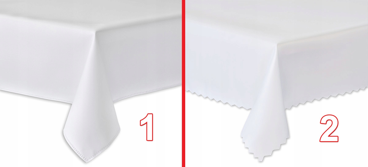 OBRUS PLAMOODPORNY 100x190 BIAŁY PRESTIGE - KOLORY Długość 190 cm