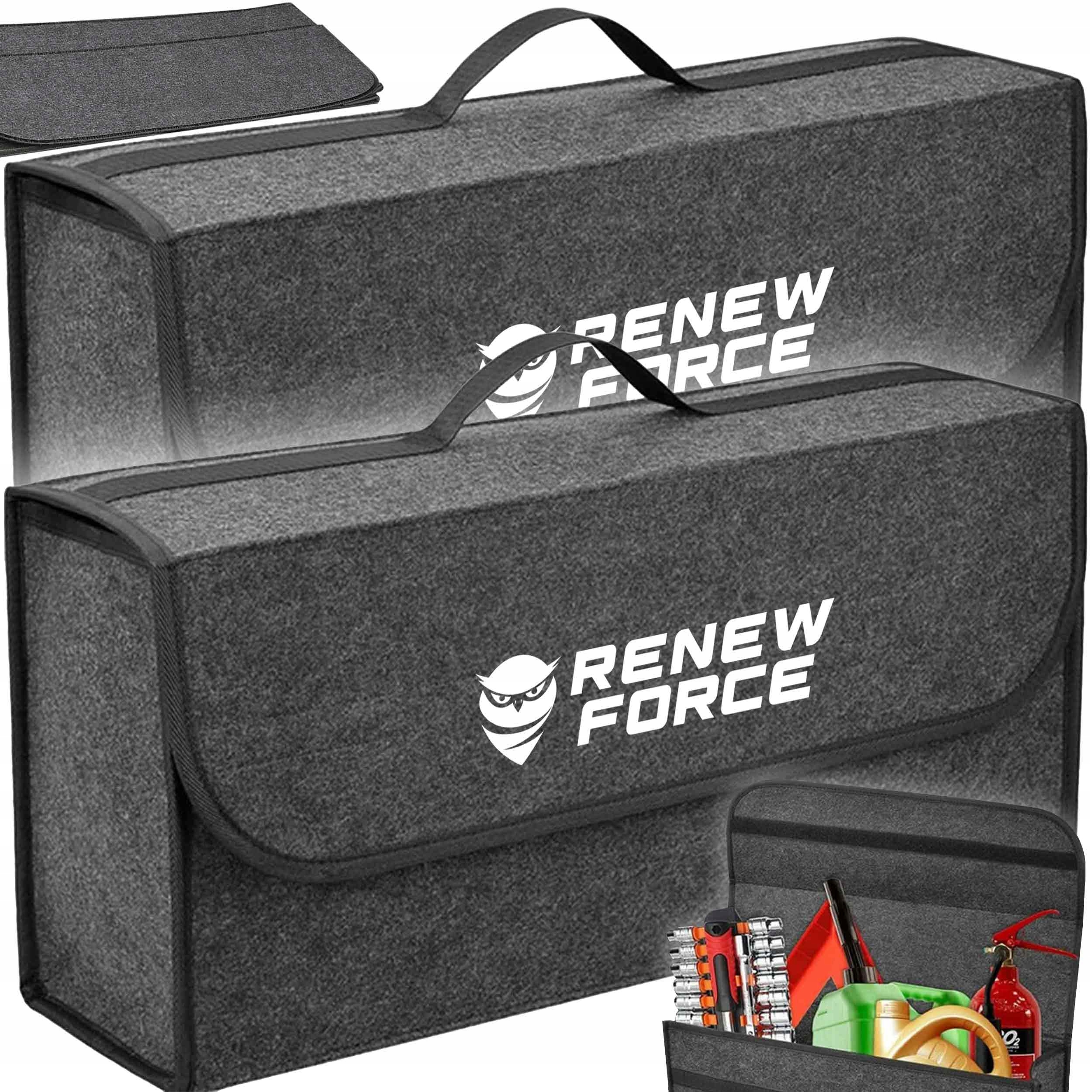 2szt Organizer Do Bagażnika Samochodu Samochodowy Składany Na Gaśnice Rzepy