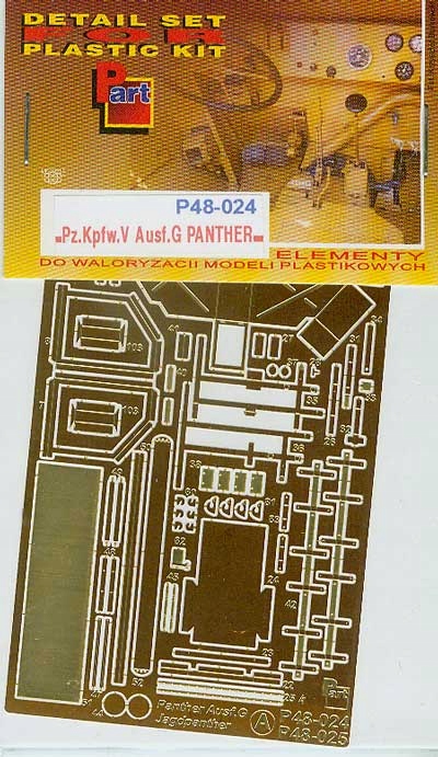 Část P48-024 1/48 Panther Ausf.G (Tamiya)