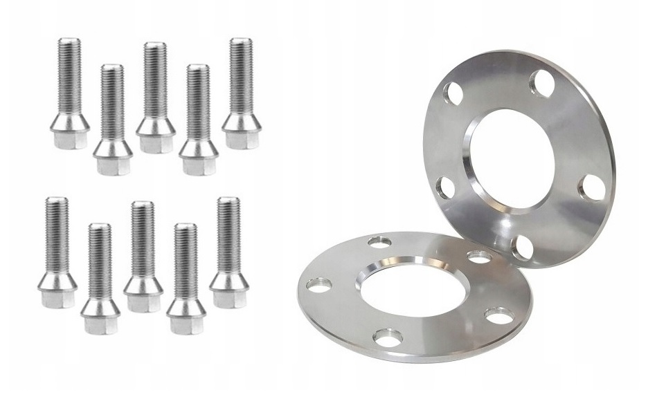 Průchozí distanční prvky 5x98 58,1 Combo D Alfa Romeo Fiat Peugeot Citroen 5 mm